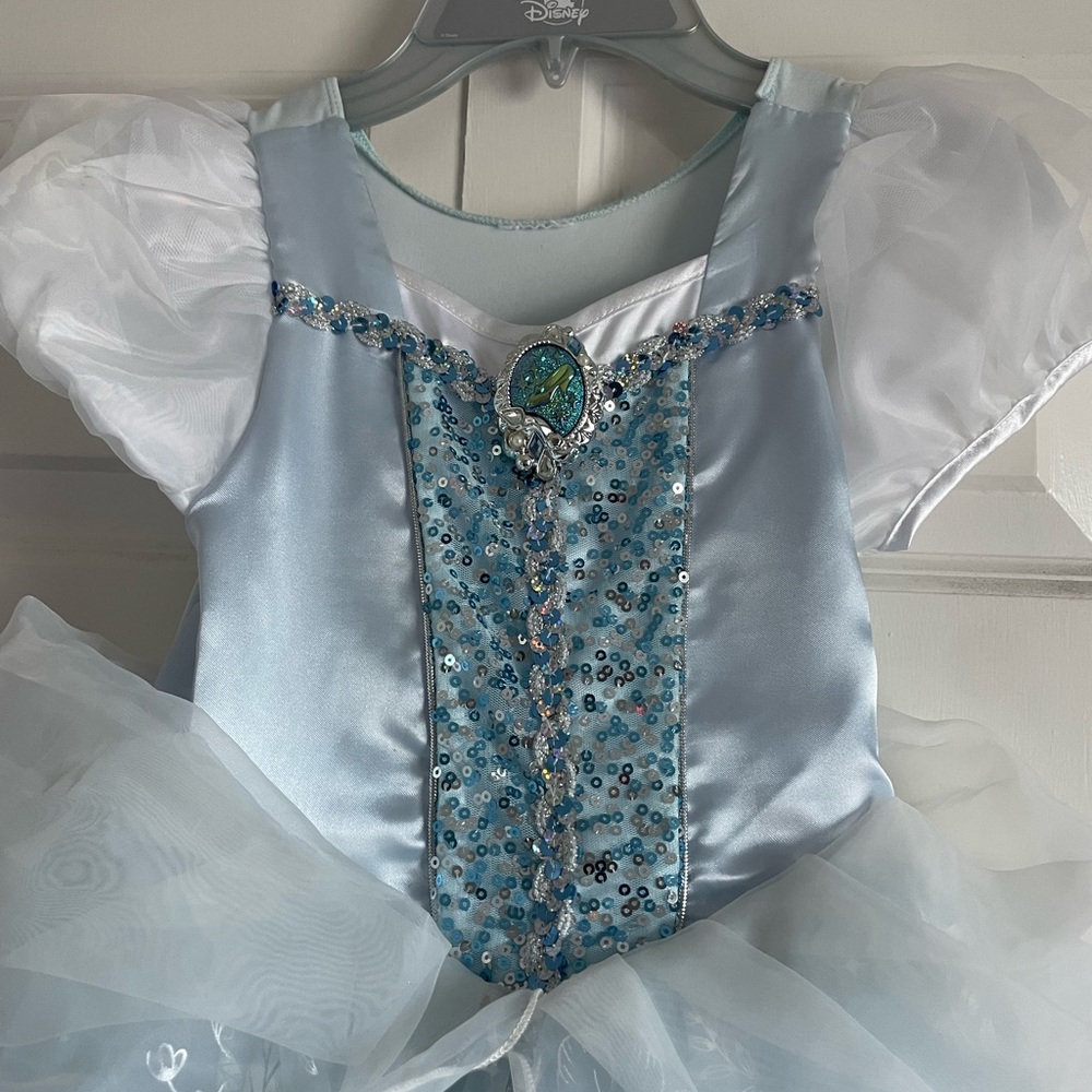 Authentic DISNEY CINDERELLA DRESS & SHOES - Picture 4 of 11